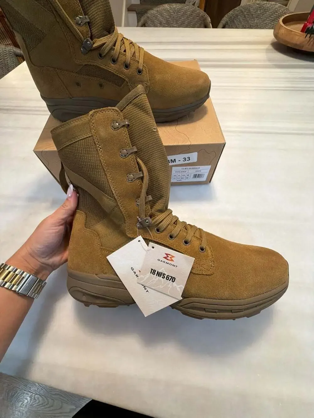 Garmont T8 NFS 670 Regular Lightweight Military Boots Coyote Size 12.5